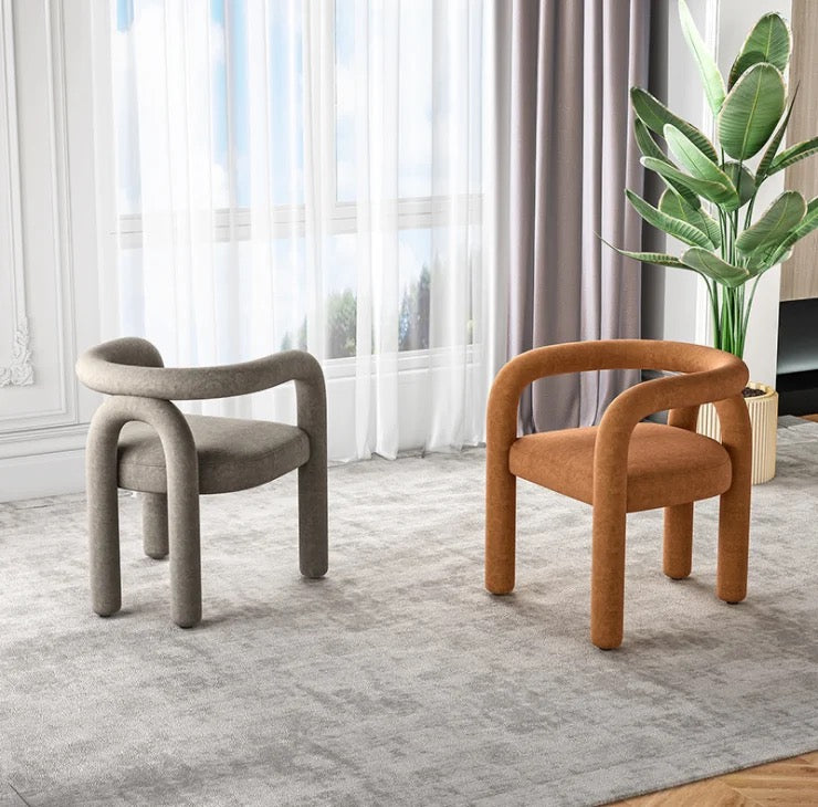 Modern Curved Armchair