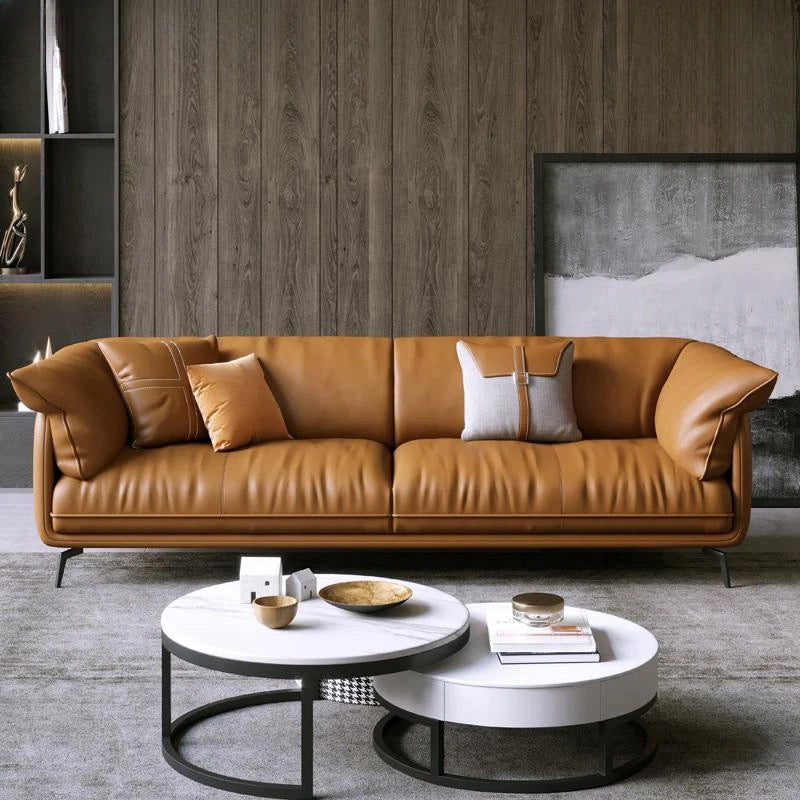 Contemporary Leather Sofa
