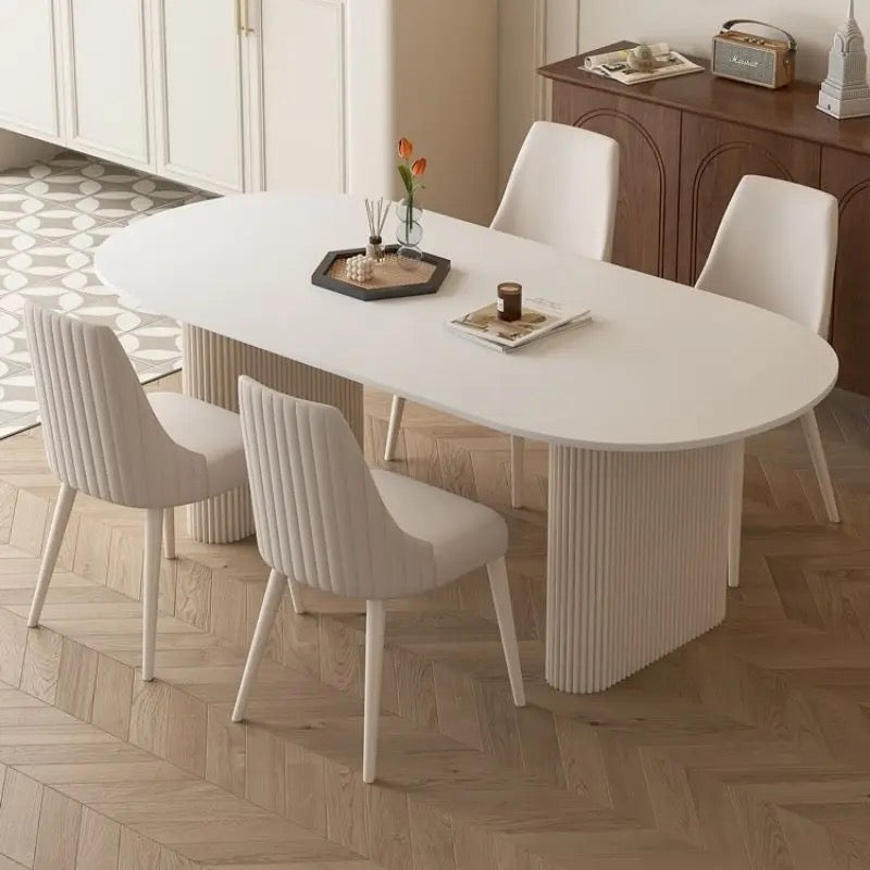 Oval Dining Table Set