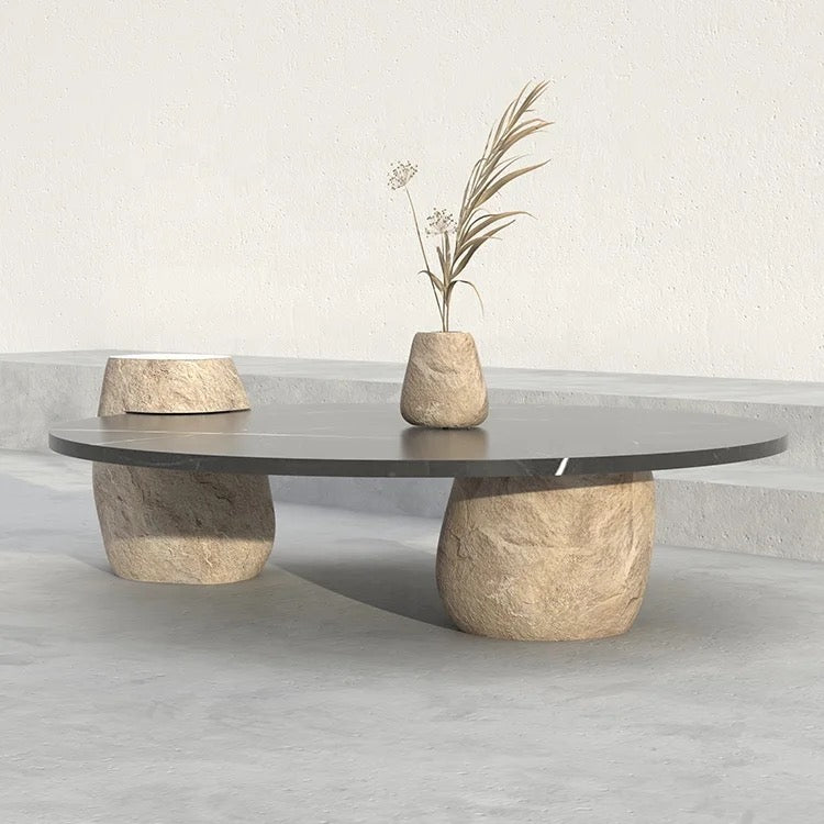 Stone Round Coffee Table