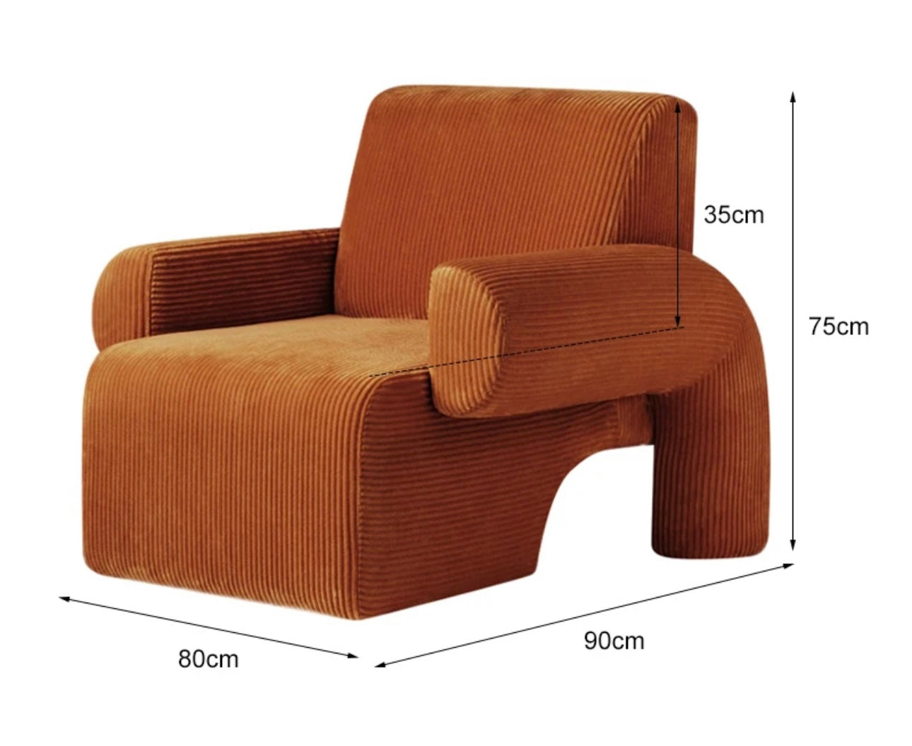 Living Room Accent Armchair