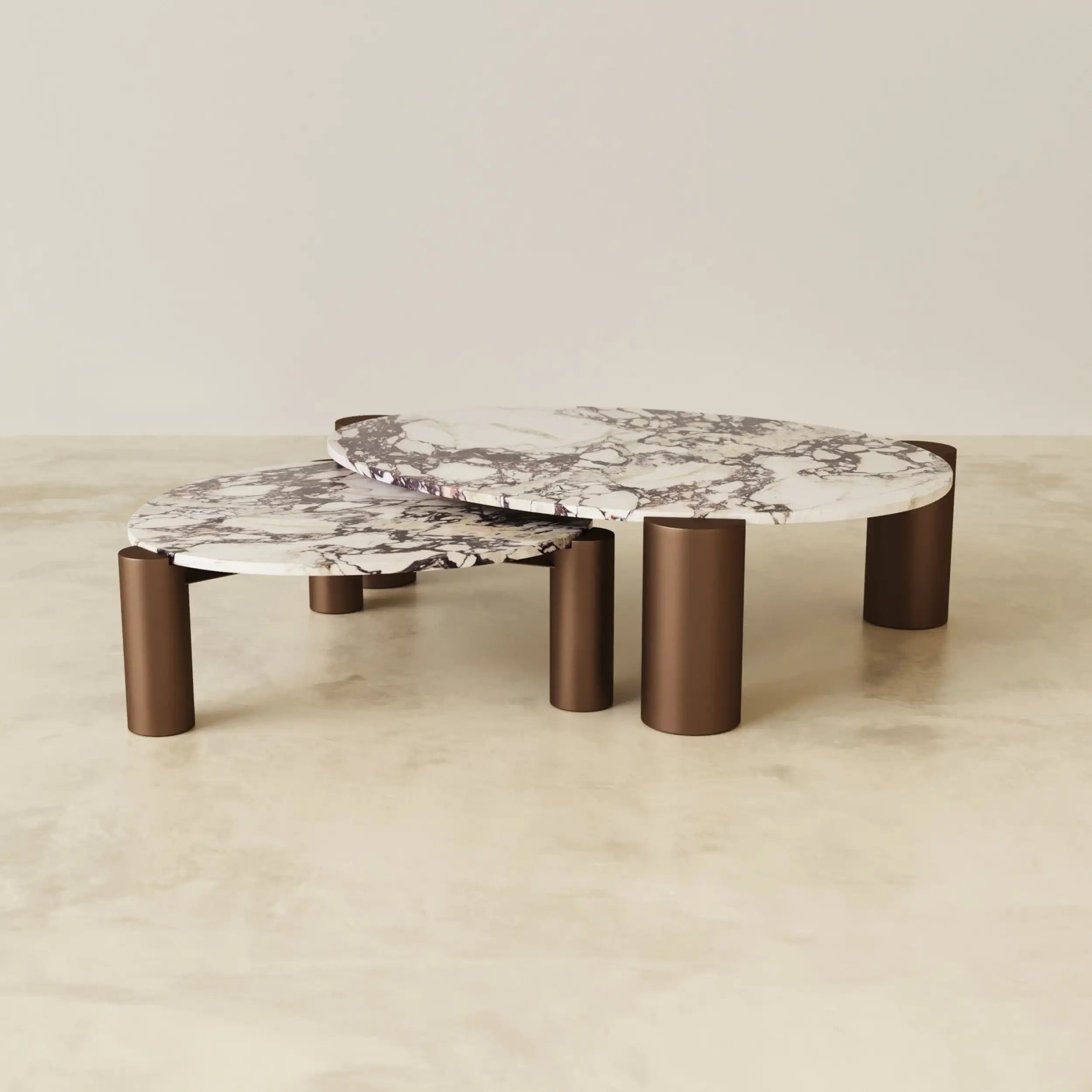 Brass Stone Coffee Table