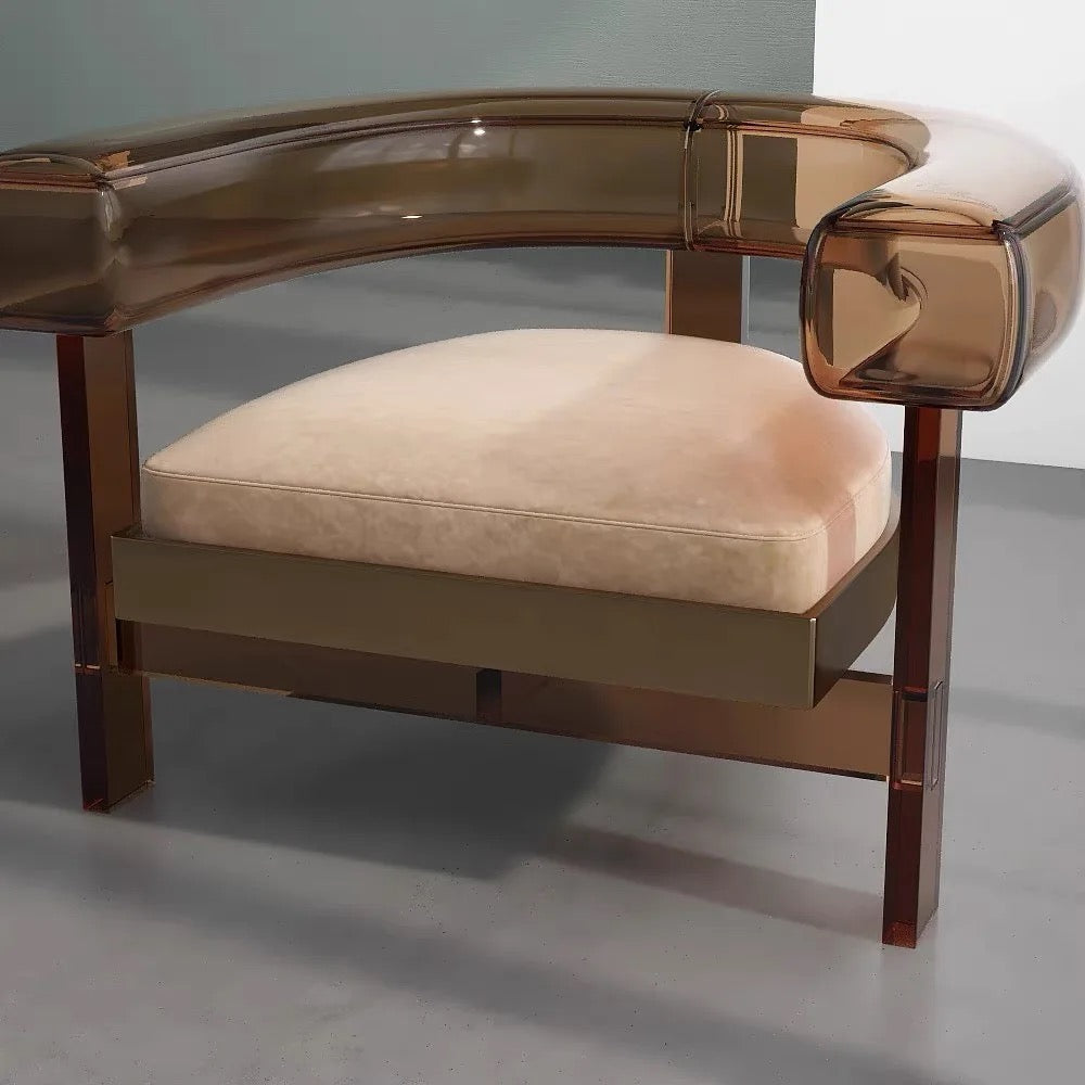 Transparent Bedroom Acrylic Chair