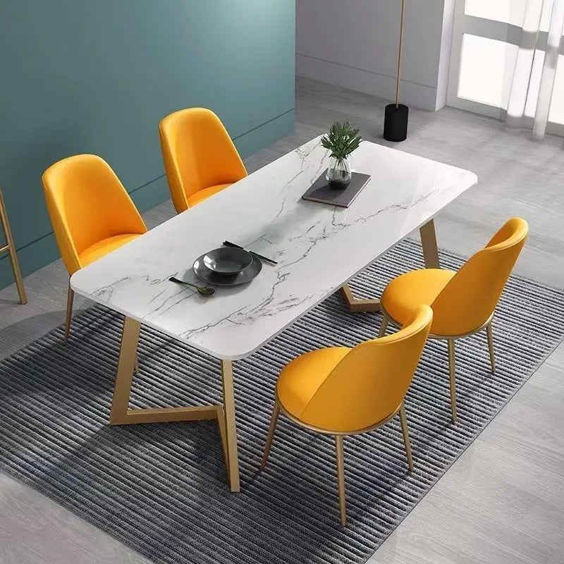 Marble Gold Dining Table