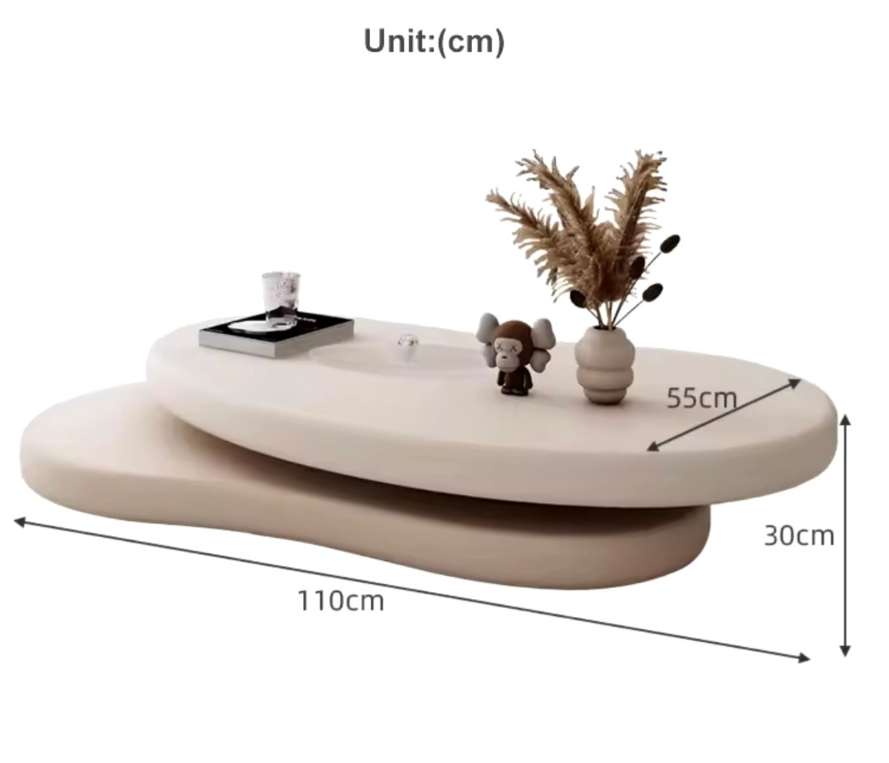 Rotating Cloud Coffee Table