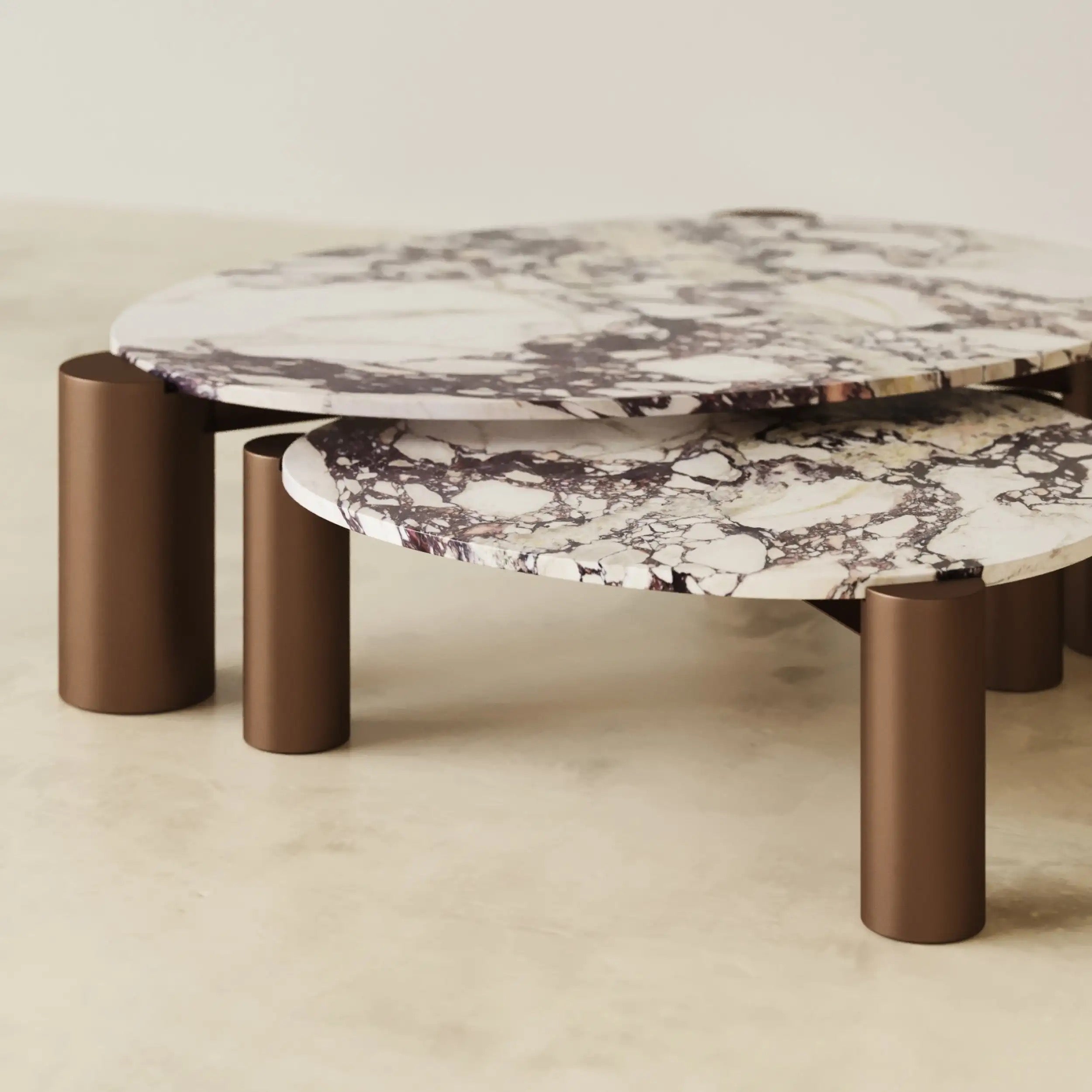 Brass Stone Coffee Table