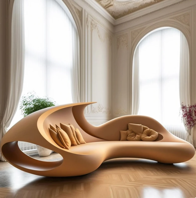Designer Cream Sofa