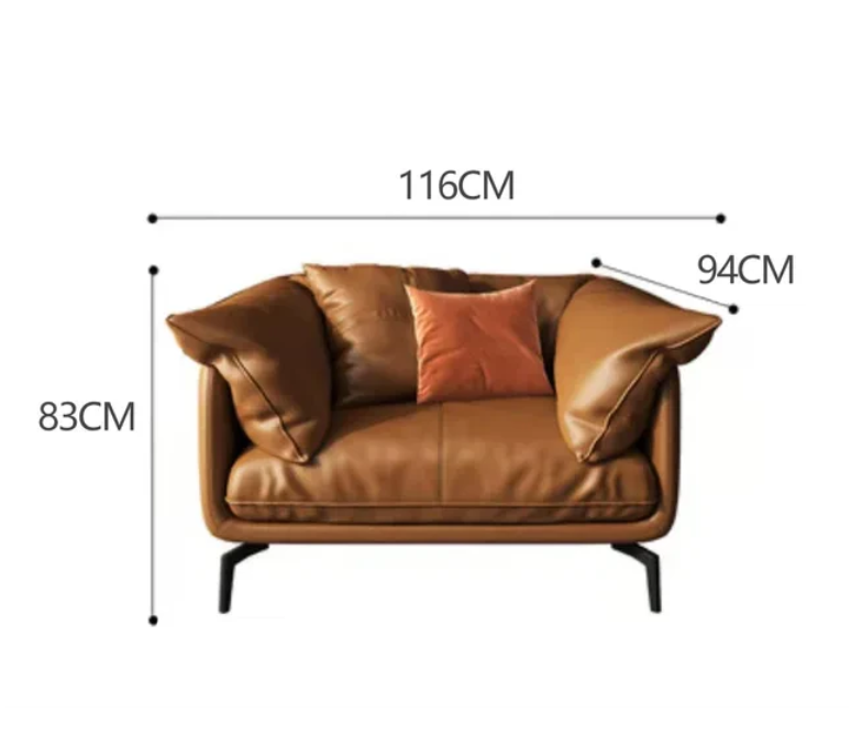 Contemporary Leather Sofa