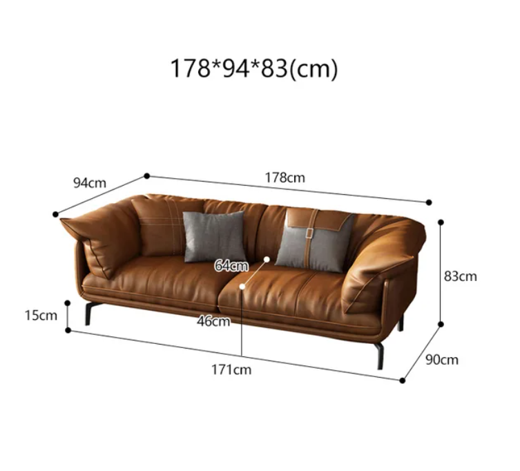 Contemporary Leather Sofa