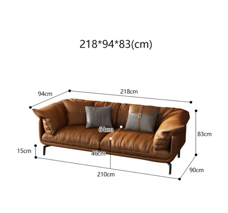 Contemporary Leather Sofa