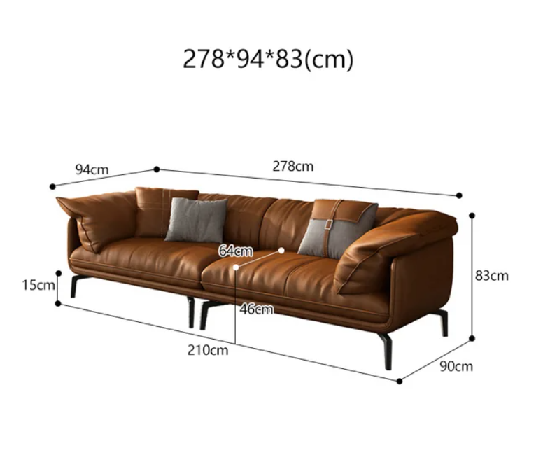 Contemporary Leather Sofa
