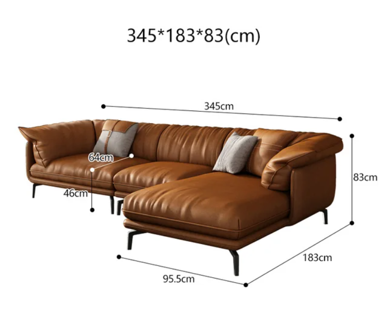 Contemporary Leather Sofa