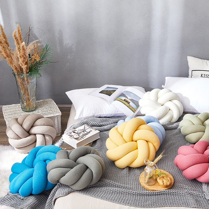 Hand Knot Back Cushions