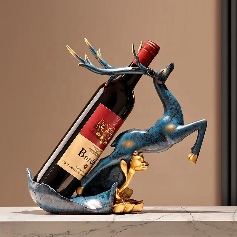 Lively Reindeer Wine Rack