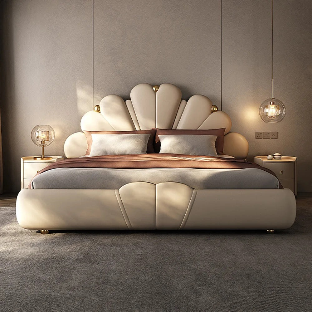 Flower Luxury Gold Bed