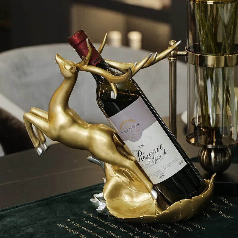 Lively Reindeer Wine Rack