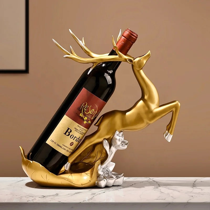 Lively Reindeer Wine Rack