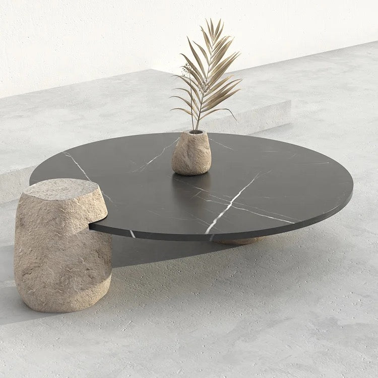 Stone Round Coffee Table