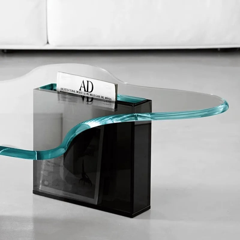 Transparent Irregular Coffee Table