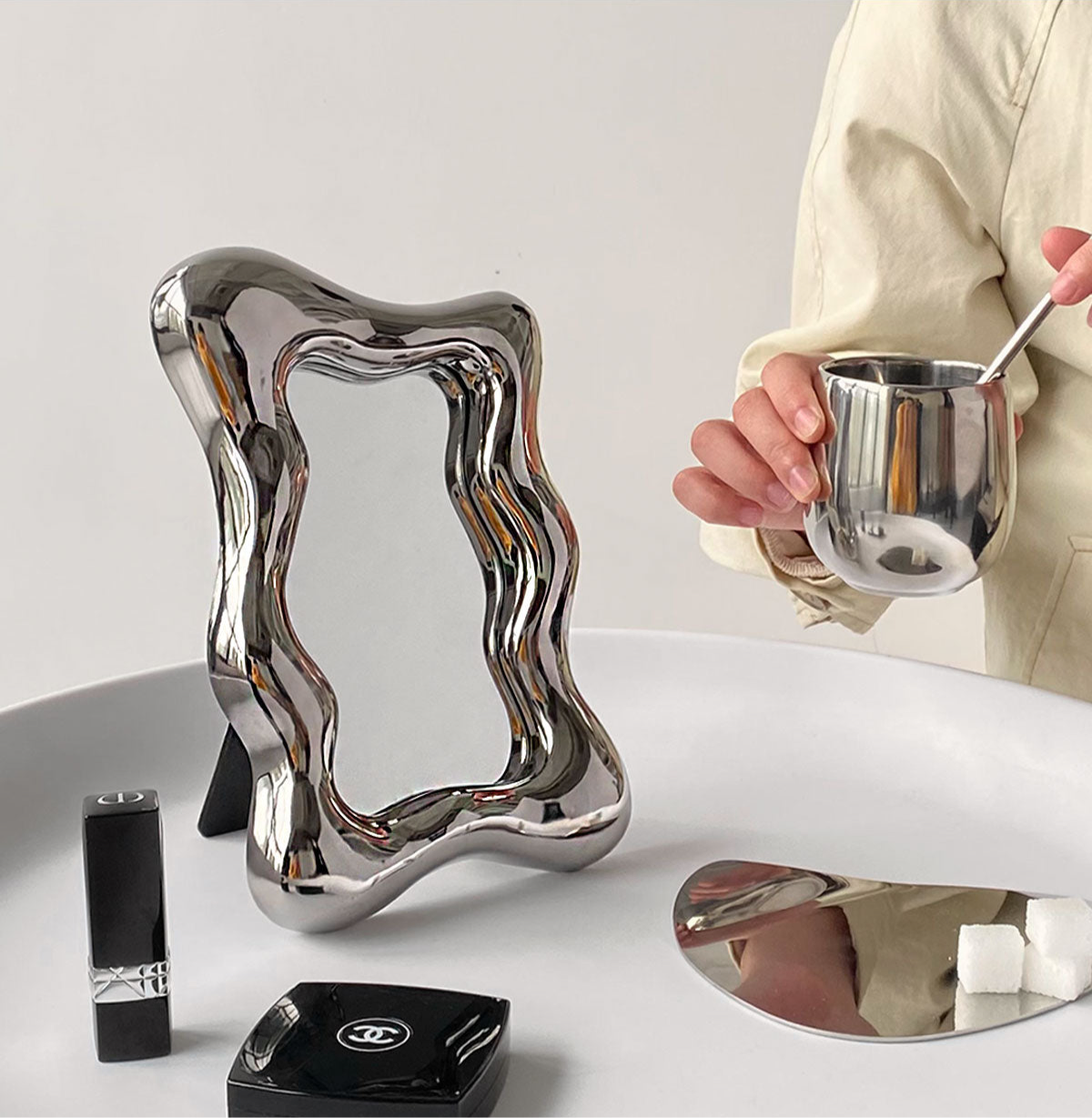 Elegant Small Standing Mirror