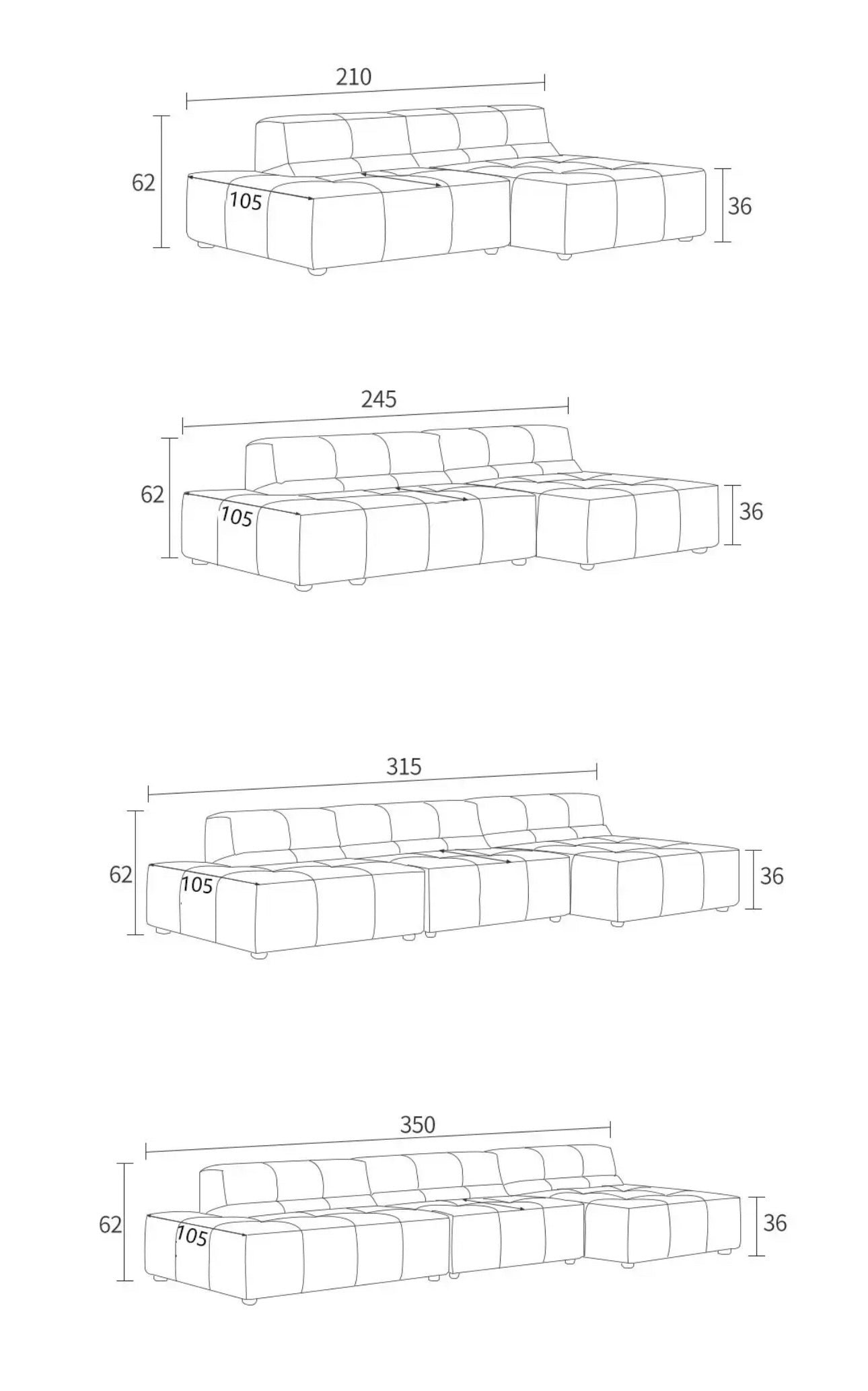 Italian Leisure Sofa