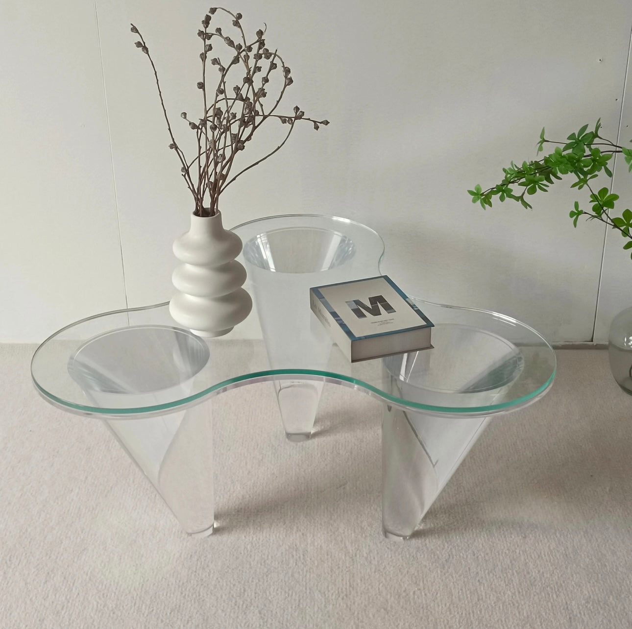 Acrylic Transparent Coffee Table