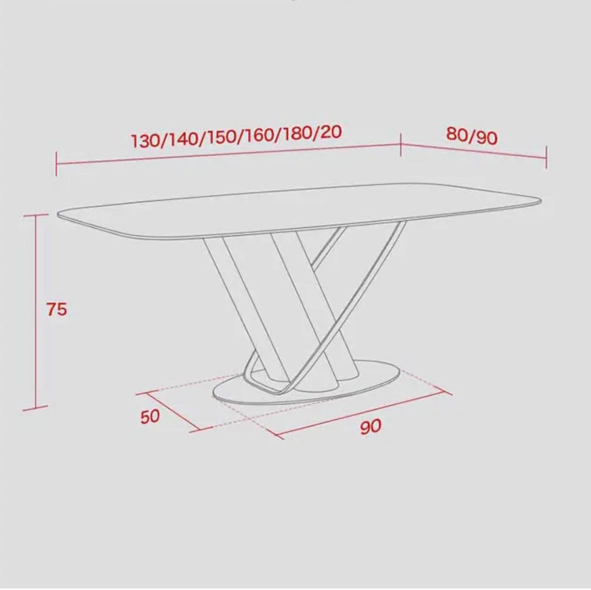 European Luxury Dining Table