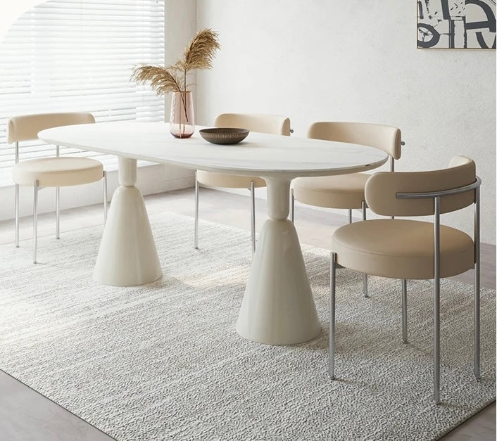 Oval Rock Dining Set