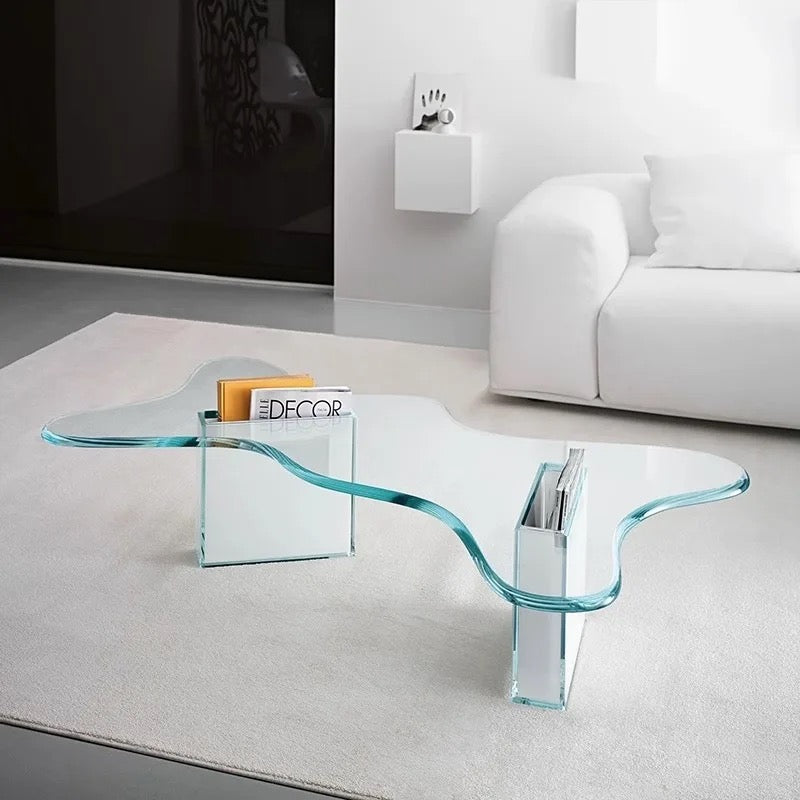 Transparent Irregular Coffee Table