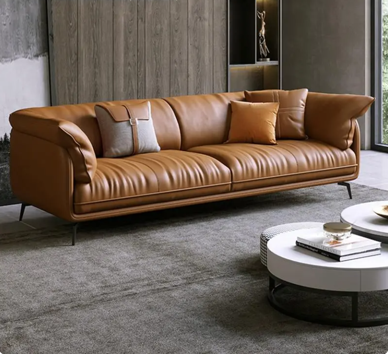 Contemporary Leather Sofa