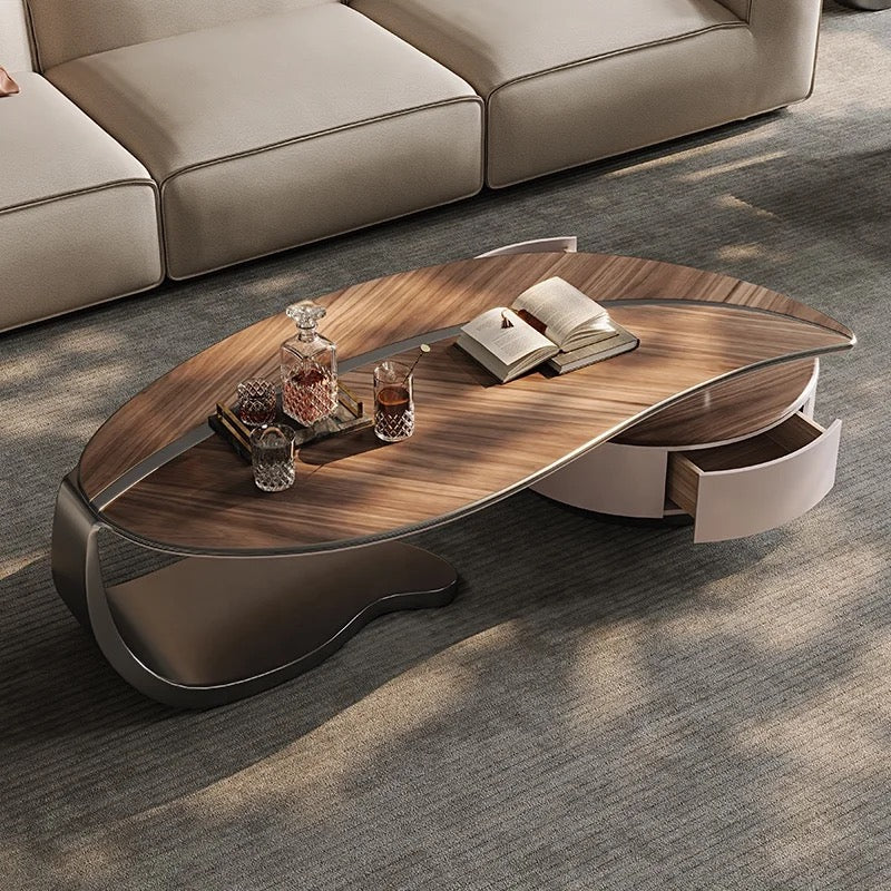 Walnut Leaf Coffee Table