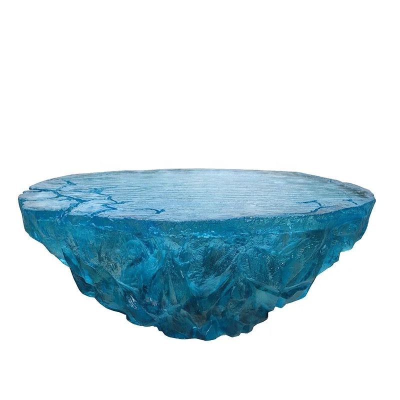 Blue Transparent Coffee Table