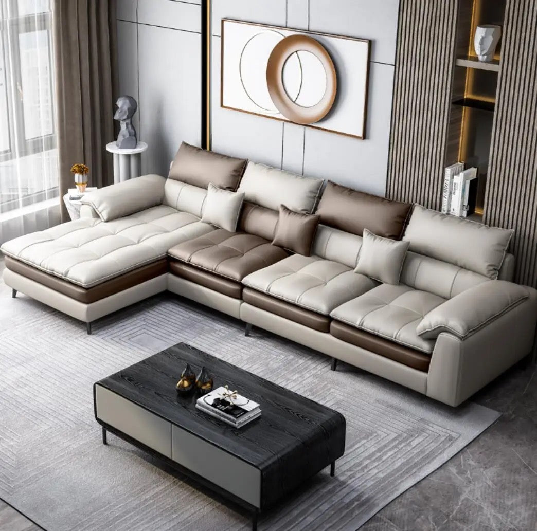 Double L-Shaped Sofa