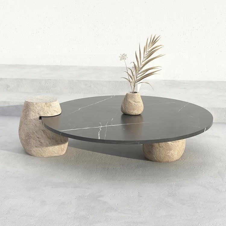 Stone Round Coffee Table