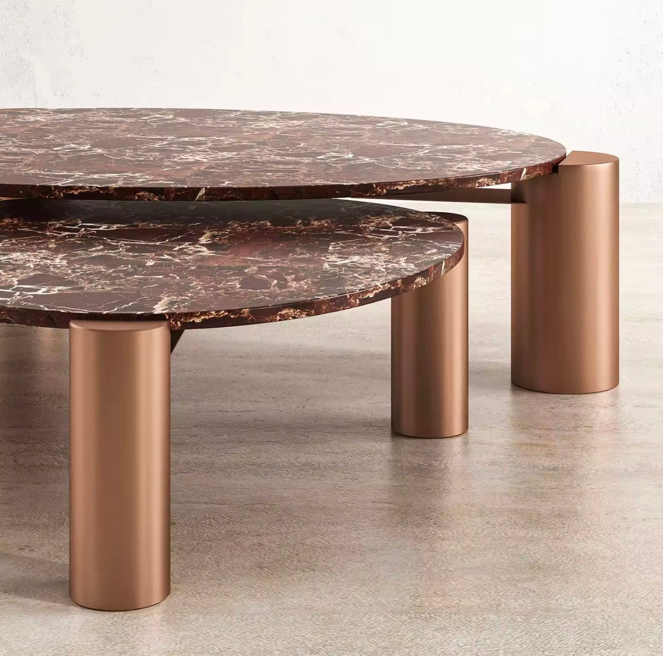 Brass Stone Coffee Table