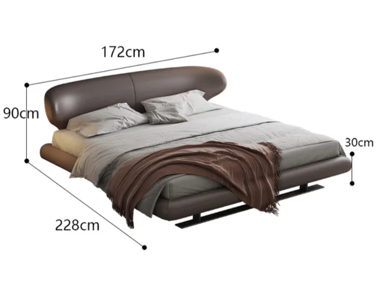 High End Leather Bed