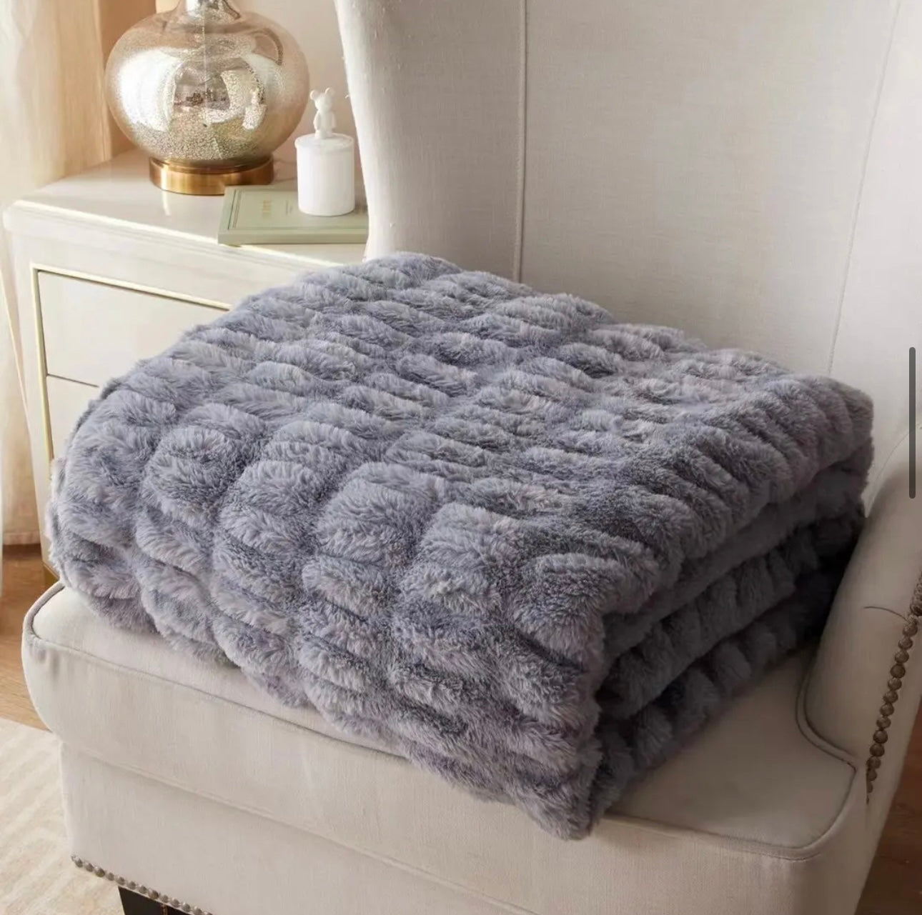 Double Layer Fur Blanket