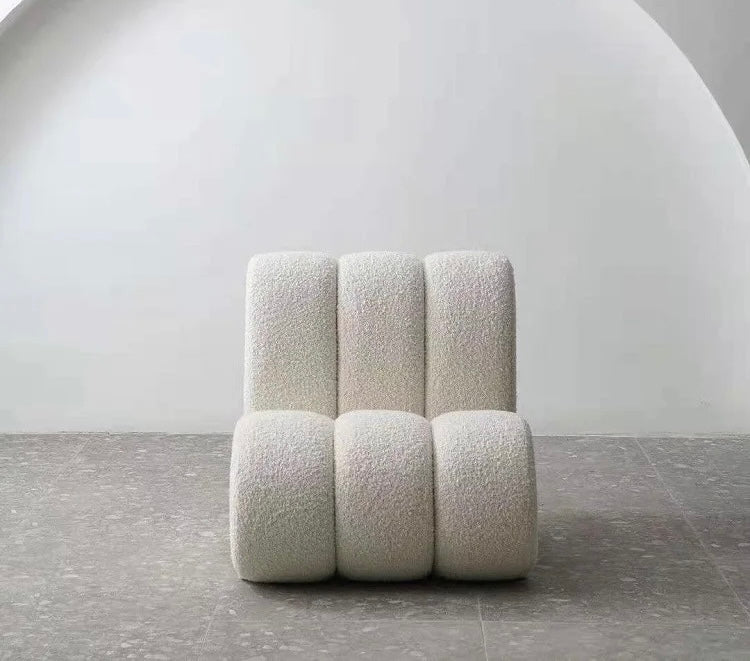 Fluffy White Lamb Sofa