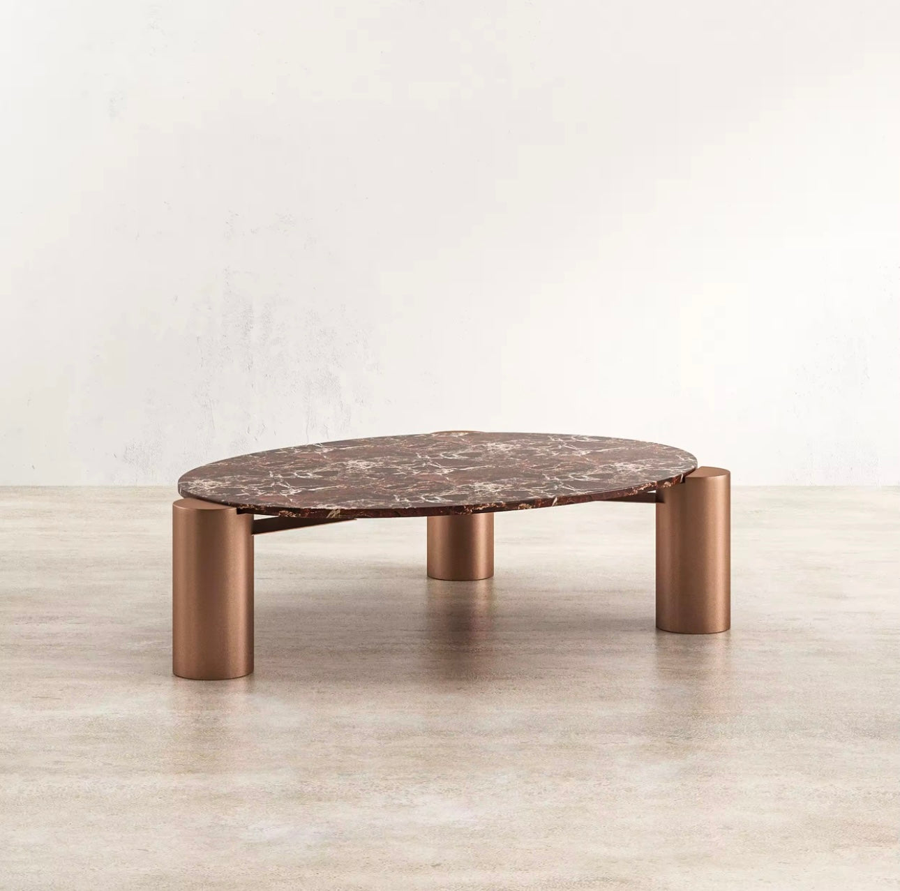 Brass Stone Coffee Table