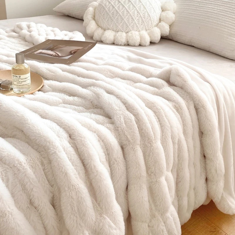 Double Layer Fur Blanket