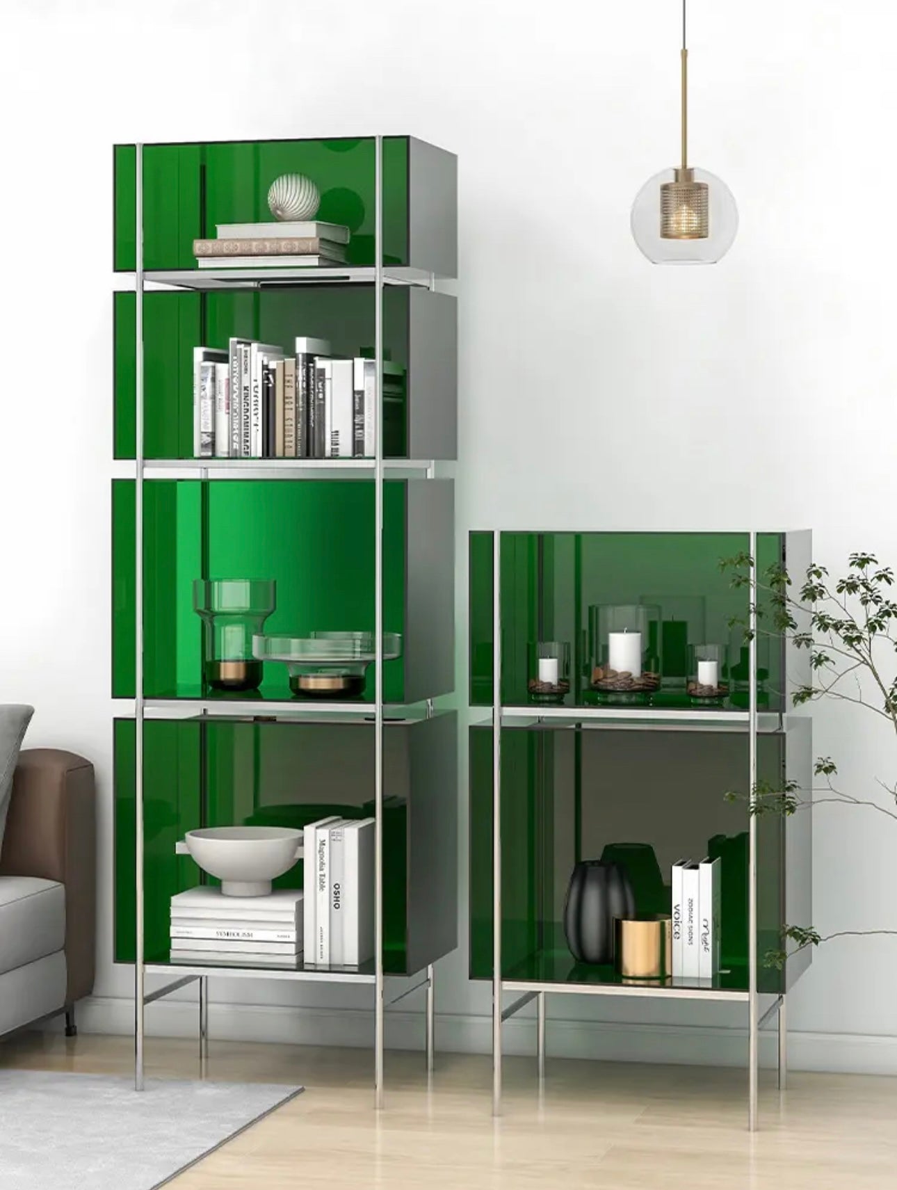 Transparent Tall Book Shelf