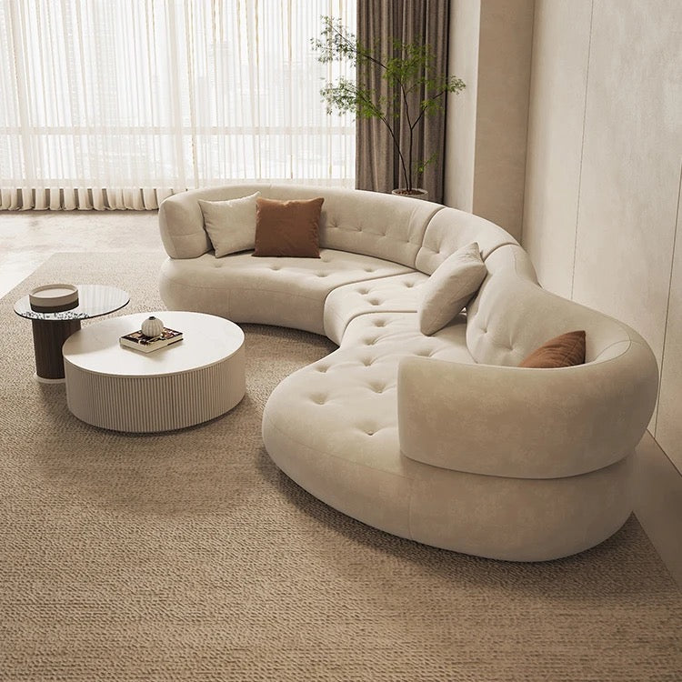 Curved Living Room Sofa