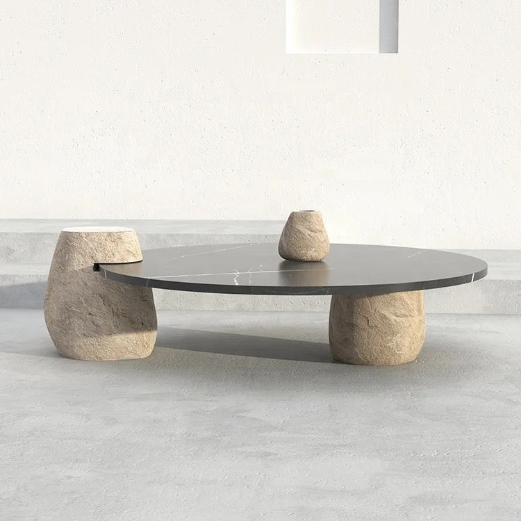 Stone Round Coffee Table