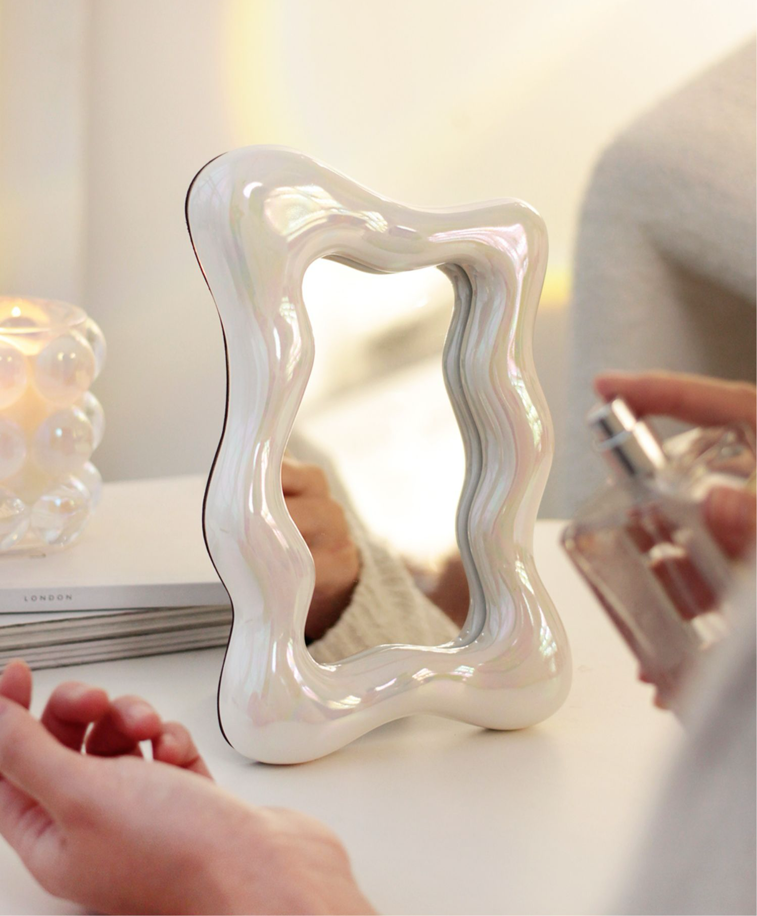 Elegant Small Standing Mirror