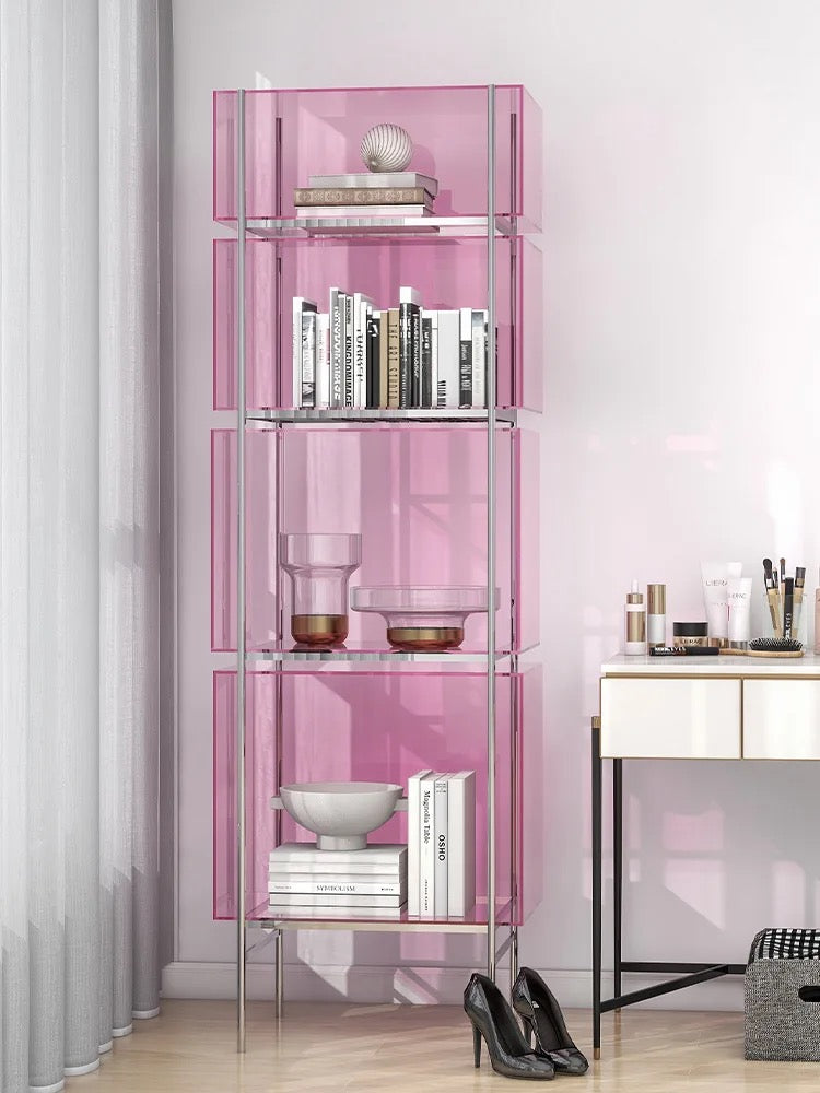 Transparent Tall Book Shelf