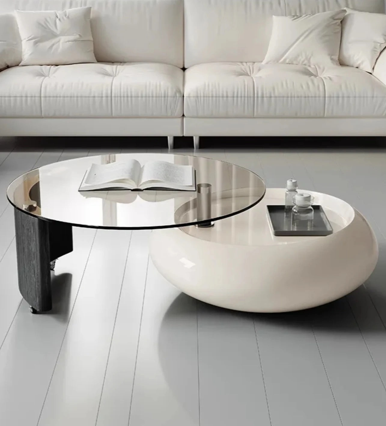 Rotating Designer Coffee Table