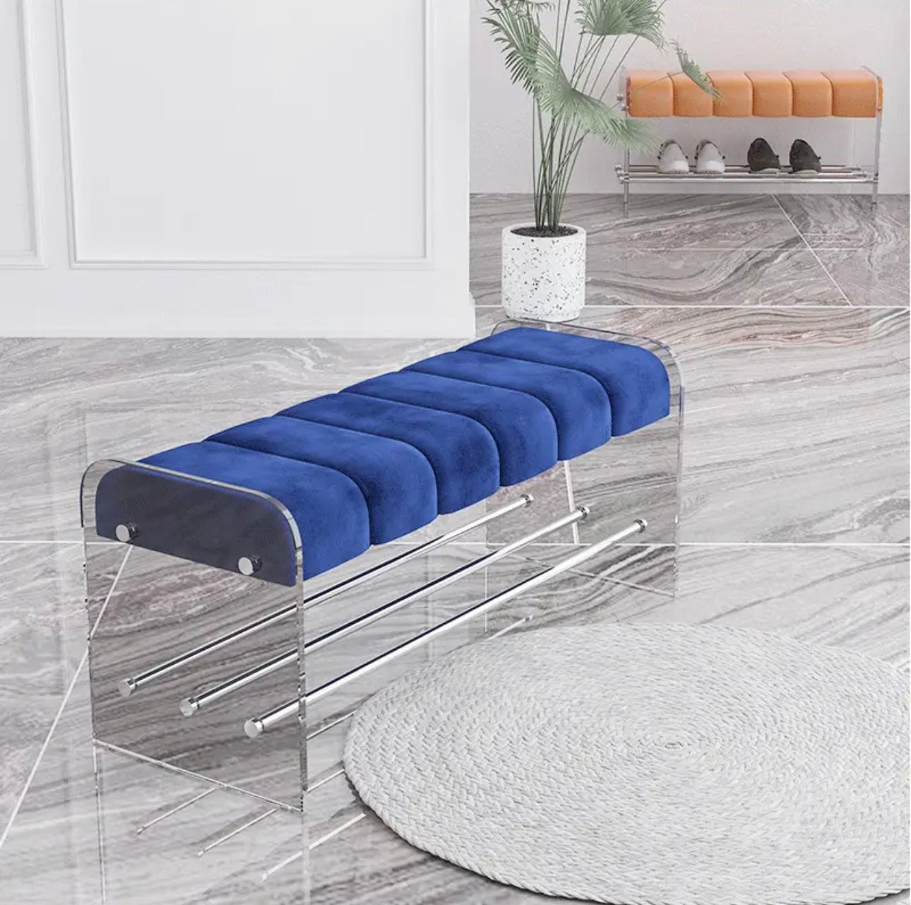 Bed End Modern Stool