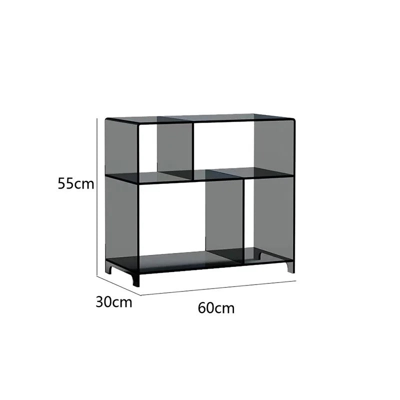 Acrylic Floor Bookshelf