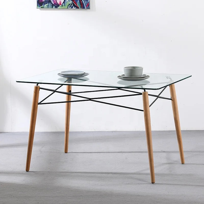 Tempered Glass Modern Table