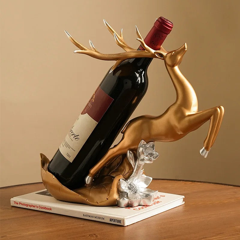 Lively Reindeer Wine Rack